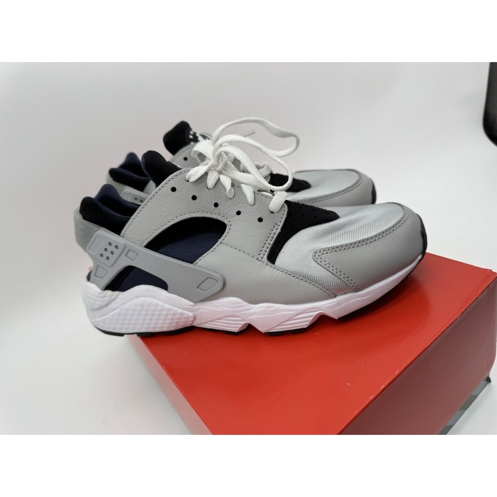 Nike Air Huarache Grey Fog Obsidian Sneakers Retro DD1068-005 Mens Size 8 - Picture 3 of 16